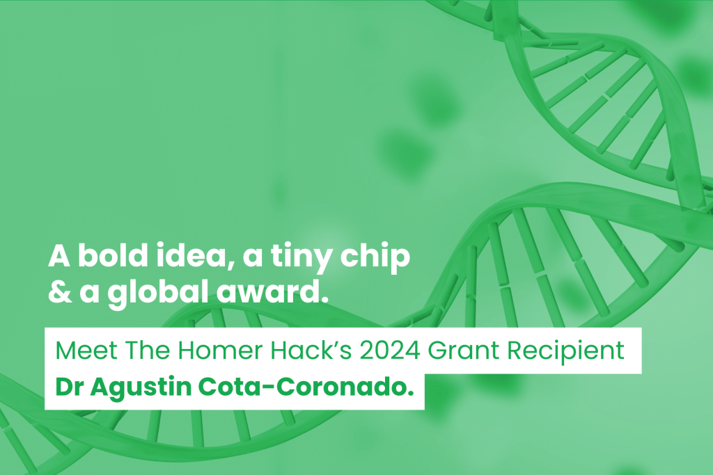 Meet The Homer Hack’s 2024 Grant Recipient Dr Agustin Cota-Coronado.